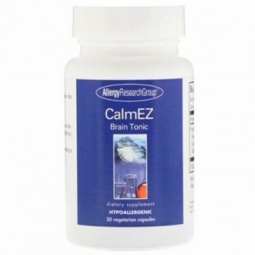 Allergy Research Group, カームイージー（CalmEz）ブレイントニック、植物性カプセル30錠 (Discontinued Item)