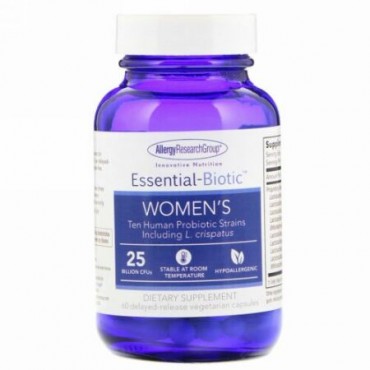 Allergy Research Group, Essential-Biotic, Women's, 60 Delayed-Release Vegetarian Capsules
