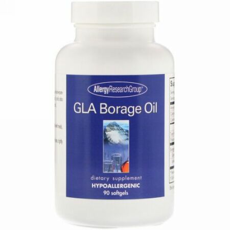 Allergy Research Group, GLAルリジサオイル、90ソフトジェル (Discontinued Item)