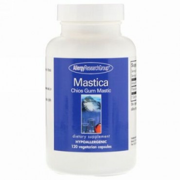 Allergy Research Group, マスティカ、チオスガムマスチック、ベジタリアンカプセル120錠