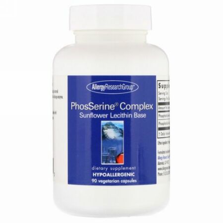 Allergy Research Group, PhosSerineコンプレックス、90ベジタリアンカプセル (Discontinued Item)