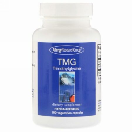 Allergy Research Group, TMG トリメチルグリシン、ベジキャップ 100 錠