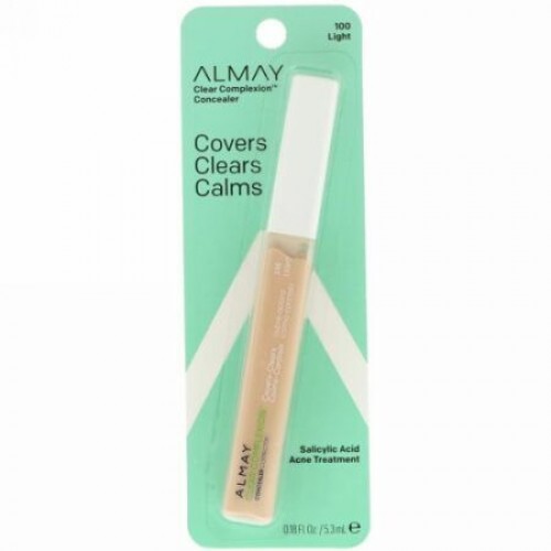 Almay, クリアーコンプレッション・コンシーラー、100、ライト、0.18 fl oz (5.3 ml) (Discontinued Item)