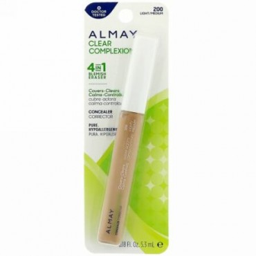 Almay, Clear Complexion Concealer, 200, Light/Medium, 0.18 fl oz (5.3 ml) (Discontinued Item)