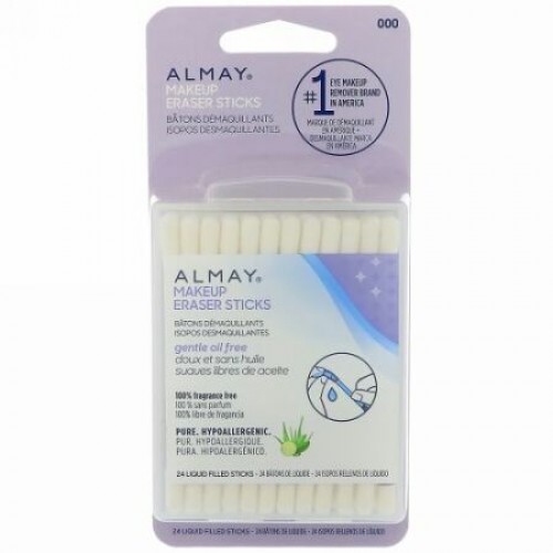 Almay, メイクアップイレイサースティック、液体入りスティック24本 (Discontinued Item)