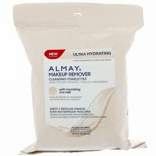 Almay, Ultra Hydrating Makeup Remover Cleansing Towelettes, 25 Towelettes (Discontinued Item)