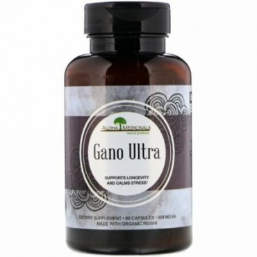 Aloha Medicinals, Gano Ultra, 500 mg, 90 Capsules (Discontinued Item)