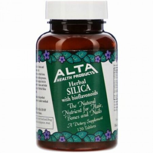 Alta Health, バイオフラボノイド配合ハーバルシリカ、120タブレット
