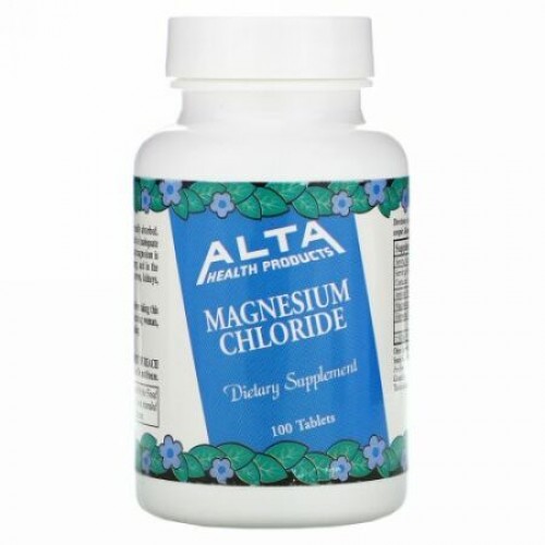 Alta Health, 塩化マグネシウム, 100 錠剤