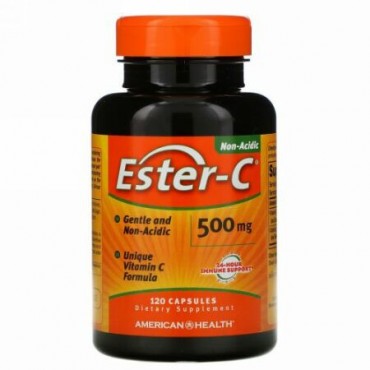 American Health, エスターC、500 mg、120カプセル