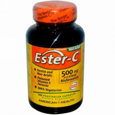 American Health, Ester-C（エスターC）、500mg、ベジカプセル120粒