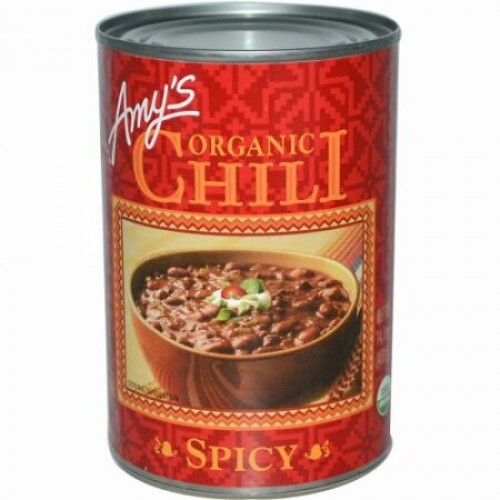 Amy's, オーガニックチリ、 スパイシー、 14.7オンス (416 g) (Discontinued Item)