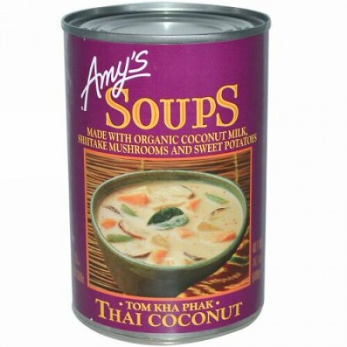 Amy's, スープ, トム・カー・パク, タイココナッツ, 14.1 オンス (400 g) (Discontinued Item)