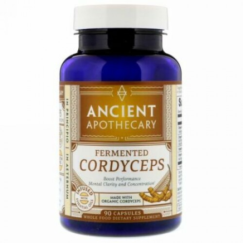 Ancient Apothecary, 発酵冬虫夏草、カプセル 90錠 (Discontinued Item)
