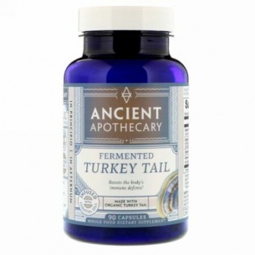 Ancient Apothecary, 発酵カワラタケ（トルコデール）、カプセル 90錠 (Discontinued Item)