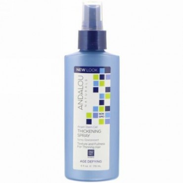 Andalou Naturals, アルガン幹細胞増毛スプレー、若返り、 6 fl oz (178 ml)