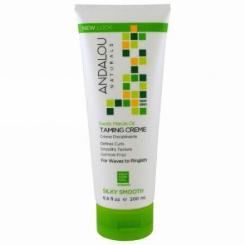 Andalou Naturals, エキゾチックマルラオイル、シルキースムースケアクリーム、200ml (Discontinued Item)