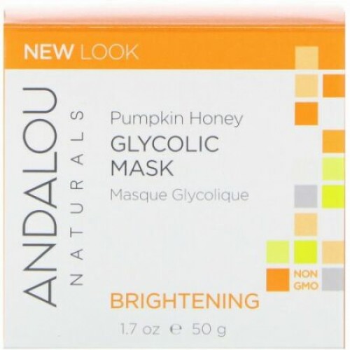 Andalou Naturals, グリコール・マスク、パンプキン・ハニー、ブライトニング、1.7 fl oz (50 ml)