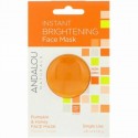 Andalou Naturals, Instant Brightening Face Mask、パンプキン＆ハニー、 .28 oz (8 g)