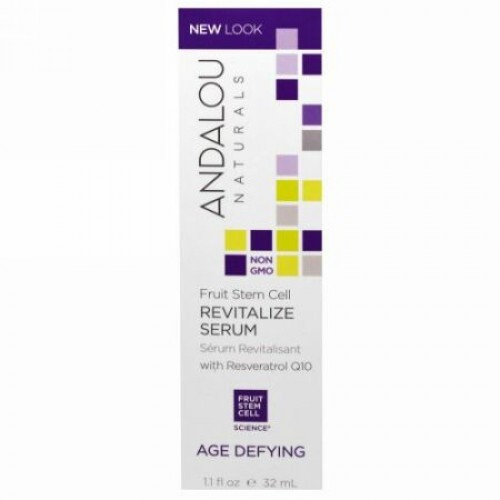 Andalou Naturals, レスベラトロールQ10で血液に活力を取り戻す, 加齢防止 , 1.1 オンス (32 ml)