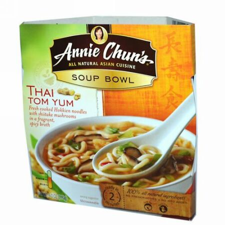 Annie Chun's, スープボウル、 タイトムヤム、 ミディアム、 6.0 oz (170 g) (Discontinued Item)