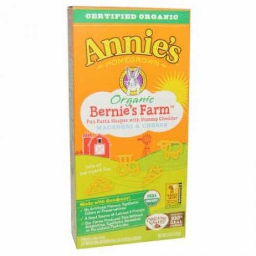 Annie's Homegrown, Organic, Bernie's Farm Macaroni & Cheese, 6 oz (170 g) (Discontinued Item)