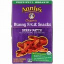 Annie's Homegrown, オーガニック バニー フルーツ スナック, ベリー パッチ, 5 袋, 0.8 oz (23 g) Each