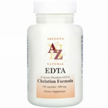 Arizona Natural, EDTA, 600 mg, 100 Capsules