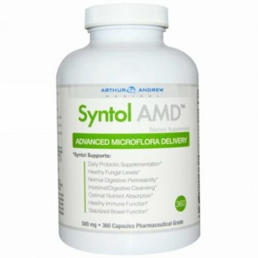 Arthur Andrew Medical, Syntol AMD、Advanced Microflora Delivery、500 mg、360カプセル