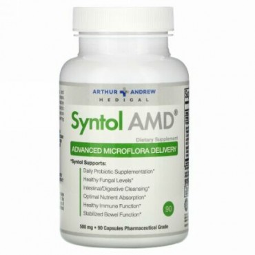Arthur Andrew Medical, Syntol AMD、ミクロフローラの高度な供給、500 mg、90カプセル