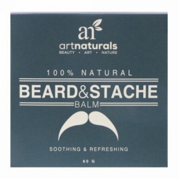 Artnaturals, 100％天然、ヒゲ・口ヒゲ用バーム、60 g