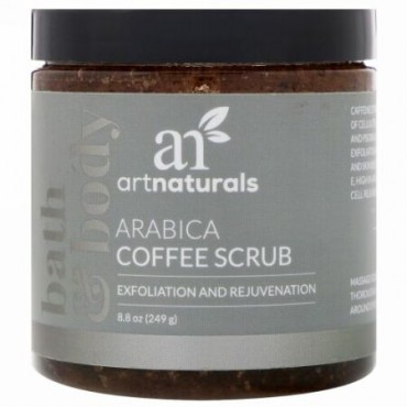 Artnaturals, アラビカコーヒースクラブ、8.8 oz (249 g) (Discontinued Item)