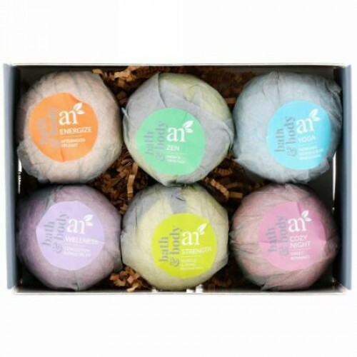 Artnaturals, バスボム、6ボム、各4オンス (113 g)
