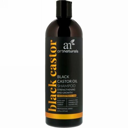 Artnaturals, ブラックキャスターオイルシャンプー、健やかな髪の成長に、16 fl oz (473 ml) (Discontinued Item)