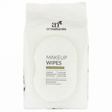 Artnaturals, メイク用ワイプ、30ワイプ入り