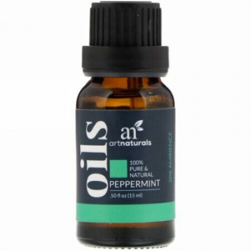 Artnaturals, ペパーミントオイル、.50液量オンス (15 ml)