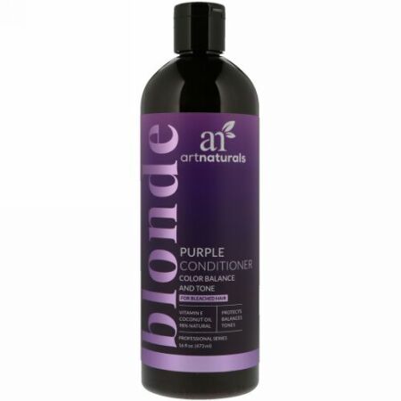 Artnaturals, パープルコンディショナー、カラーのバランスと色合い、 16 fl oz (473 ml)