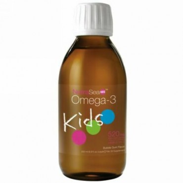 Ascenta, ナチュラシーキッズ（NutraSea Kids）, オメガ3, バブルガム風味, 6.8液量オンス（200 ml） (Discontinued Item)