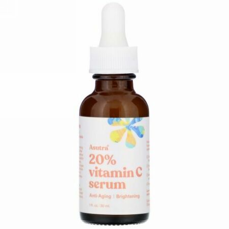Asutra, 20% Vitamin C Serum, 1 fl oz (30 ml)