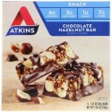 Atkins, Chocolate Hazelnut Bar, 5 Bars, 1.41 oz (40 g) Each (Discontinued Item)