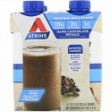 Atkins, ダークチョコレート ロイヤルシェイク、4 個、各 11 fl oz (325 ml) (Discontinued Item)