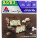 Atkins, エンダルジ、チョコレートココナッツバー、5本、各1.41 oz (40 g)