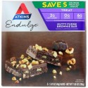 Atkins, エンダルジ　ナッティーファッジブラウニー　5バー入り　1バー当たり1.41 oz (40 g)
