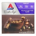 Atkins, オーガニック・ピーナッツバターカップ, ミルクチョコレート, 10 個, 各 0.5 オンス (15 g)