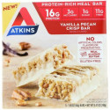Atkins, ミールバー、バニラピーカンクリスプバー、5本、各48g（1.69オンス）