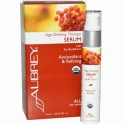 Aubrey Organics, エイジ・ディファイング・セラピー・セラム、0.33 液量オンス (10 ml) (Discontinued Item)