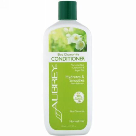 Aubrey Organics, Blue Chamomile Conditioner, Hydrates & Smoothes, Normal, 11 fl oz (325 ml)