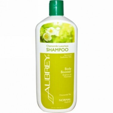 Aubrey Organics, カモミール・ラグジュリアス・シャンプー, カモミールティ, ノーマル,  16 液量オンス (473 ml)
