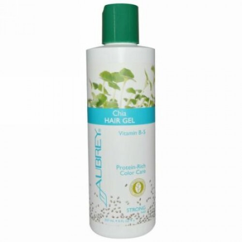 Aubrey Organics, チアヘアージェル、ストロングホールド、8 fl oz (237 ml)