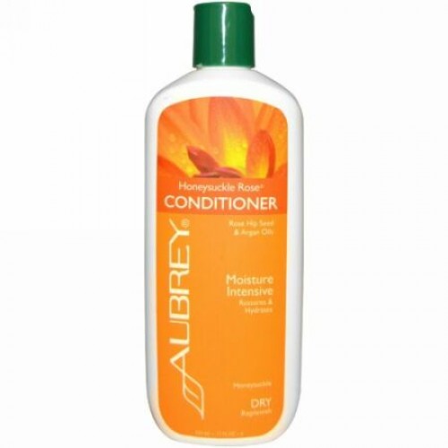 Aubrey Organics, ハニーサックル・ローズコンディショナー、修復・保湿、11 fl oz (325 ml)